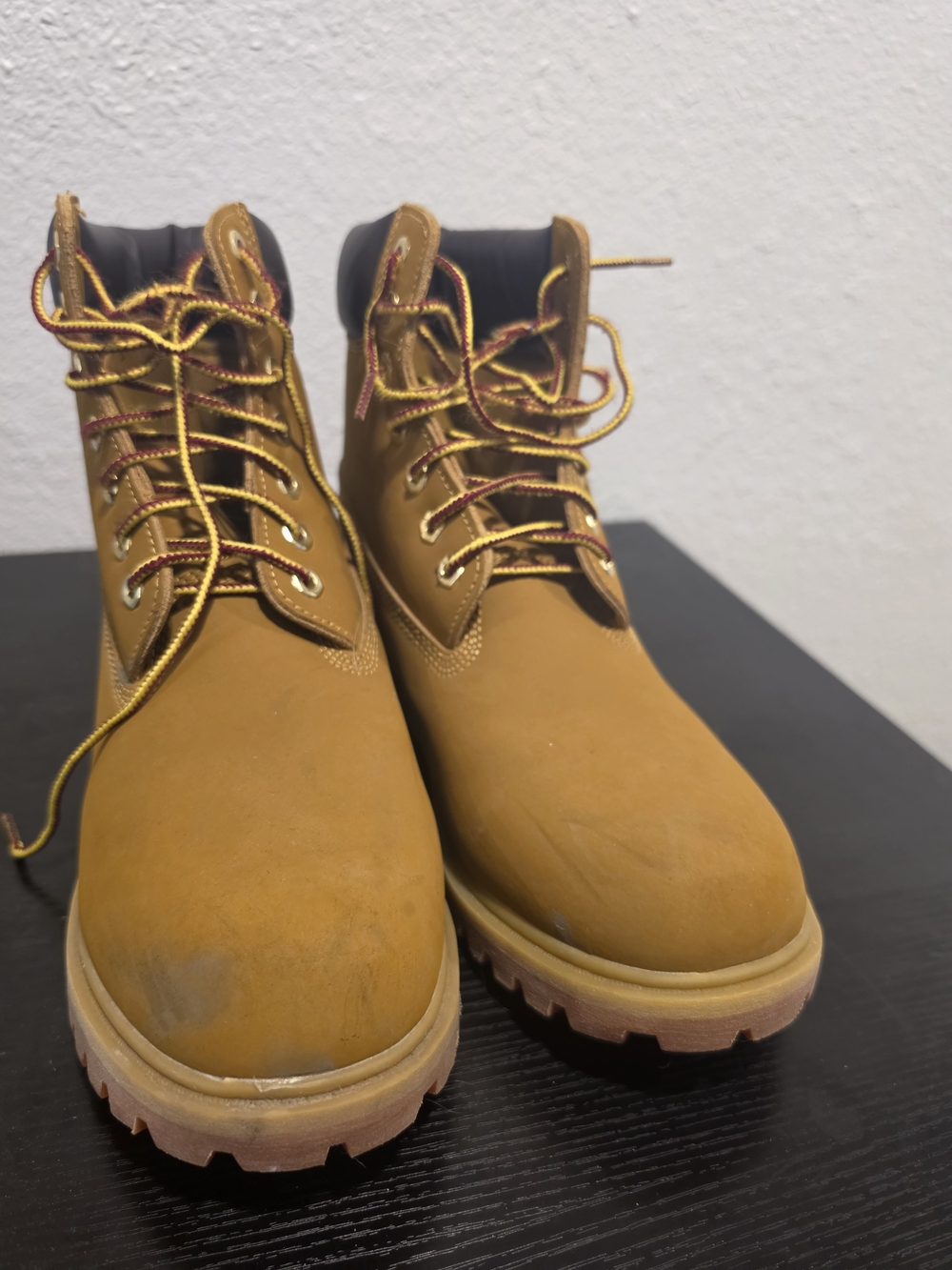 Men's Work Boots - Wheat Brown Lace-Up